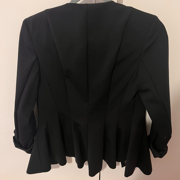 [NWOT—Orig. $595] THEORY “Movement” Peplum Jacket/Blazer in Black - Picture 7 of 7